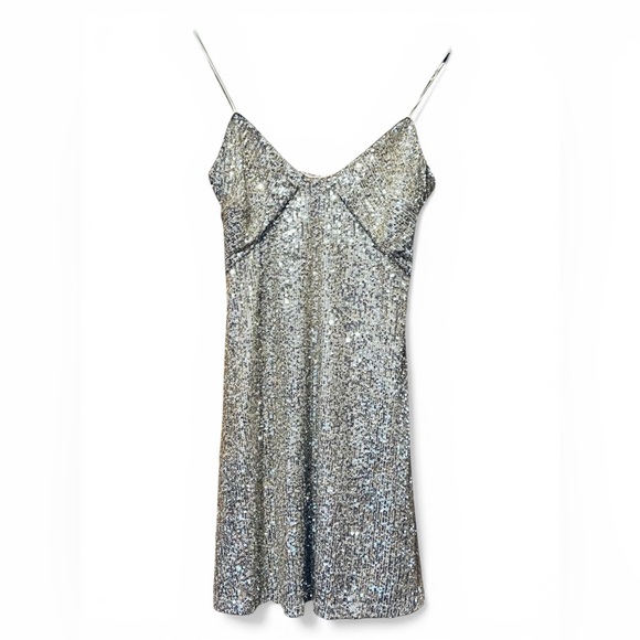 mi ami Dresses & Skirts - Mi Ami Gold Sequin Mini Dress – XS